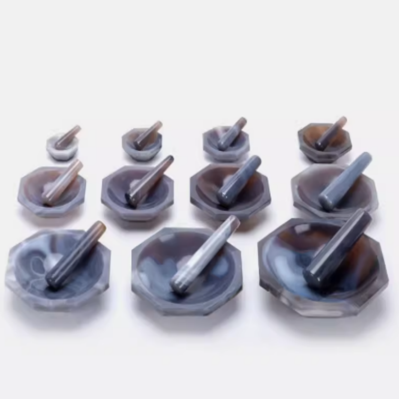 玛瑙研磨钵及研磨棒 内径80mm 货期5-10天