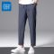 真维斯九分休闲长裤男士夏季直筒2022新款速干运动冰丝薄款西裤子