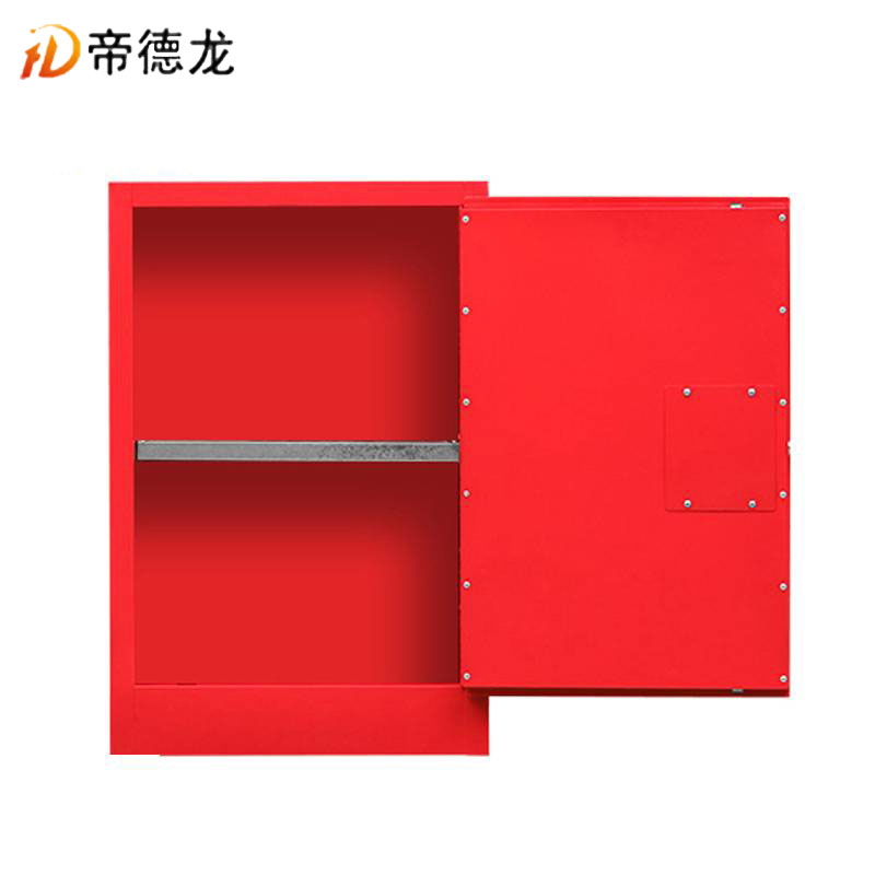 帝德龙防暴柜安全柜存放柜 12加仑红色 590*460*890mm高清大图