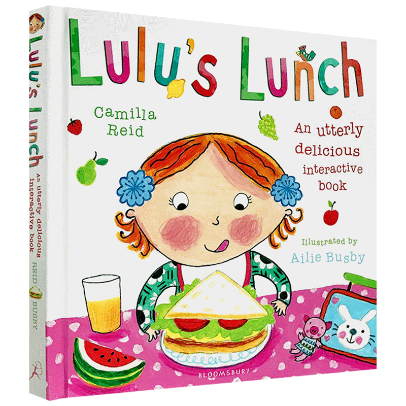 [正版]Lulu’s Lunch 露露的午餐 英文原版绘本 Lulu露露生活习惯系列 幼儿启蒙趣味认知图画翻翻书 精装触