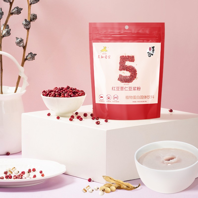 永和豆浆吾谷系列红豆薏仁豆浆粉175g(7条)