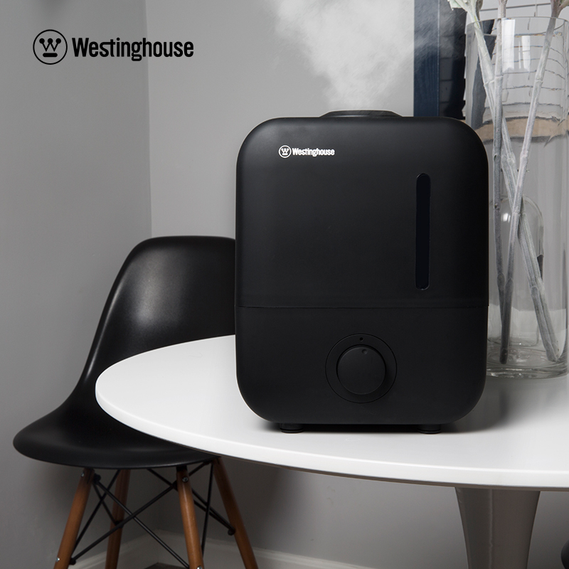 西屋（Westinghouse）空气加湿器WHU-4000橡胶质感 3.9L容量 家用卧室安静360度出雾 办公室加湿