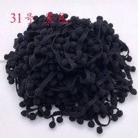 趣涉家居 手工DIY制作材料蕾丝毛球花边窗帘装饰配件辅料创意球球流苏花边生活日用缝纫辅料居家用品