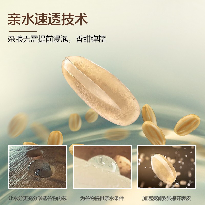 飞利浦(PHILIPS)电饭煲电饭锅智能预约 HD3081/00触摸操控家用2L迷你智芯IH电磁加热玄铁火焱锅五谷杂粮煲