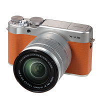 富士（FUJIFILM）X-A10 (XC16-50MM) 微单套机 棕色 富士微单 XA10 美颜神器 轻巧时尚