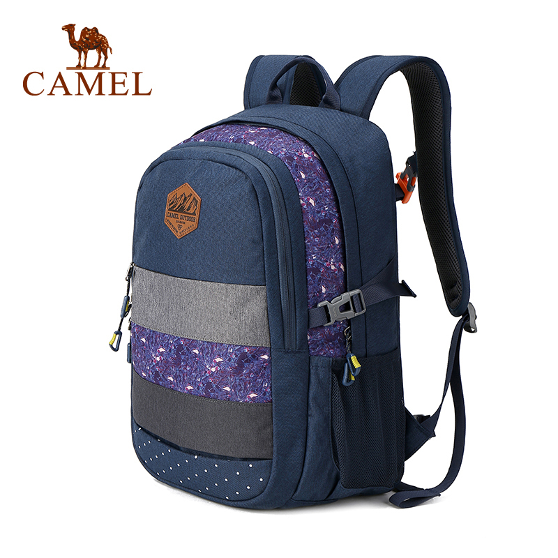 CAMEL骆驼 户外双肩包 20L男女通用耐磨徒步登山出游背包