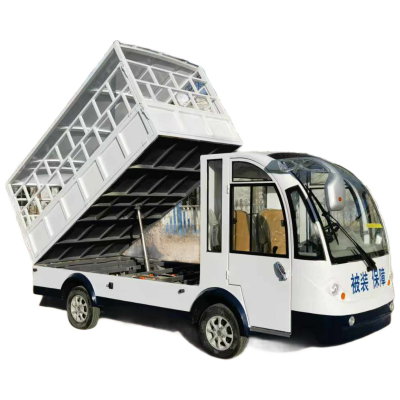 婉晨巡逻车皮卡2座观光车带斗厢货车升降翻斗搬运拉货转运车 整车 60V