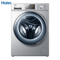 海尔（Haier）洗衣机全自动滚筒斐雪派克直驱变频10公斤大容量一级能效高温除菌家用 G100678B14SU1