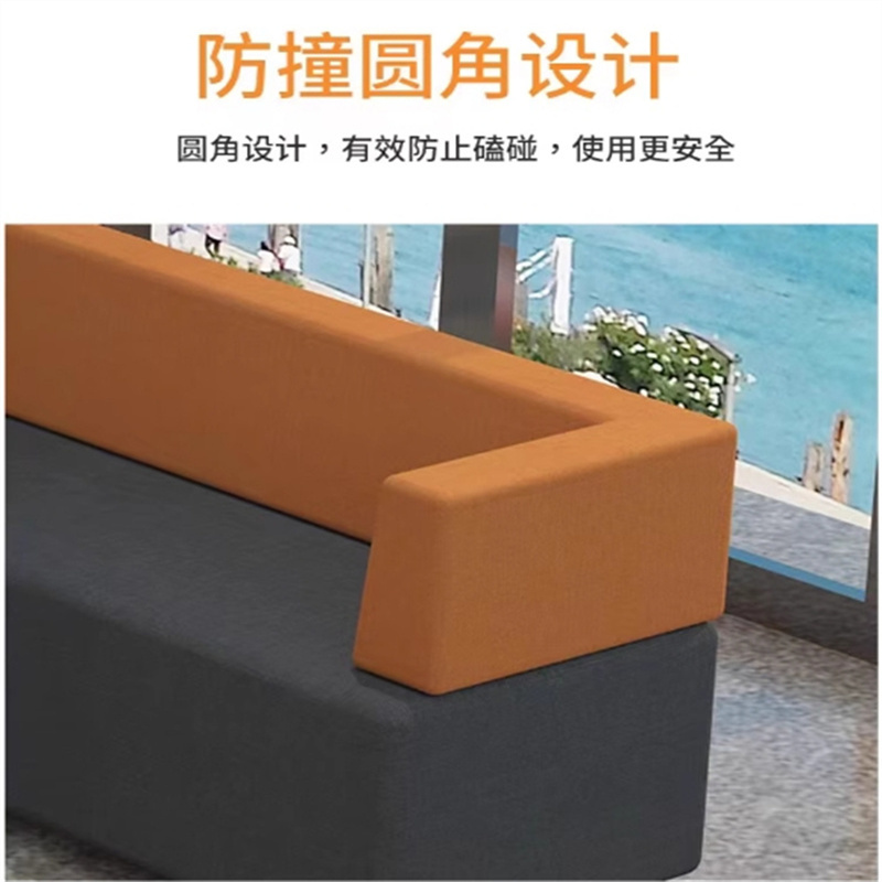白寅 BY-PUSF-002 PU面料沙发 多人位(单位:张)