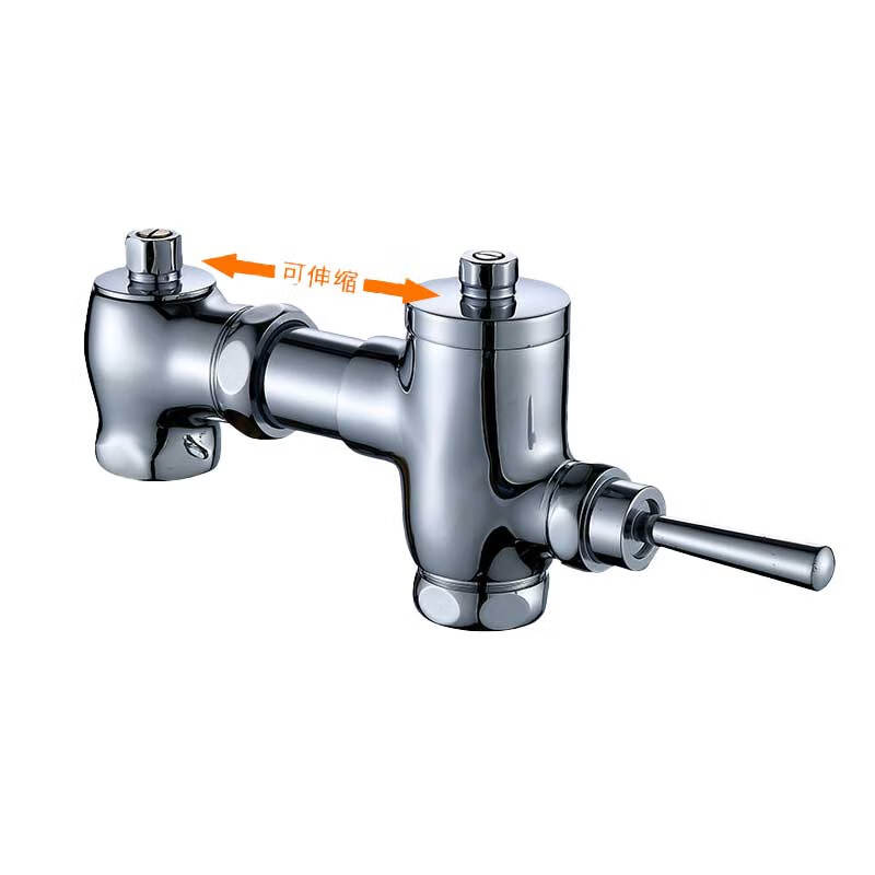 3M手扳大阀体 铜脚踩蹲便器冲水阀 卧式脚踏阀 厕所冲洗阀 蹲坑便池延时阀定制