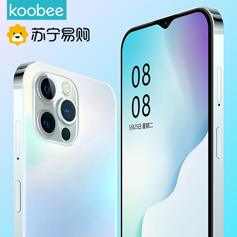 koobee/酷比P70 6GB+64GB 雾海蓝 大内存全面屏智能手机曲面千百元便宜超薄大屏4G游戏安卓学生价老年人手机