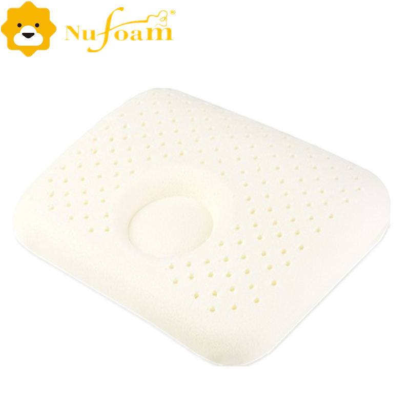优富(Nufoam)枕芯 乳胶 婴儿定型枕N8 泰国进口乳胶枕 宝宝枕 定型头部 睡眠呵护 29x24x4/6cm白色