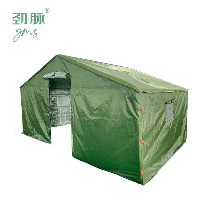 劲脉 户外救灾帐篷 无地梁-4*5 顶高清大图