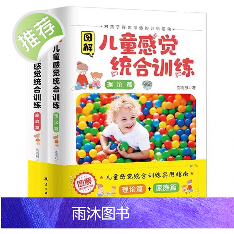 3册法国新版STEAM课程专业早教游戏书+图解儿童感觉统合训练家庭遍+图解儿童感觉统合训练理论遍156组STEAM早教游高清大图