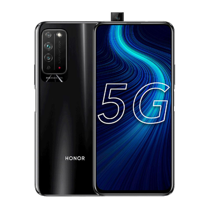 honor/荣耀 荣耀X10 5G 6+128G 探速黑 国行原封 全网通 全国联保 RYYB高感光摄影 双卡双待手机