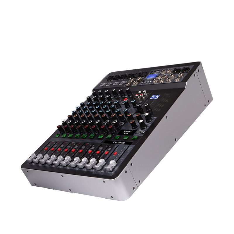 惠度(HuiDu)12路输入两编组输出模拟调音台 FX-12PRO(销售单位:台)高清大图