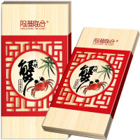 阳澄联合 大闸蟹礼券2888型公4.5两 母3.0两 5对螃蟹券 海鲜水产