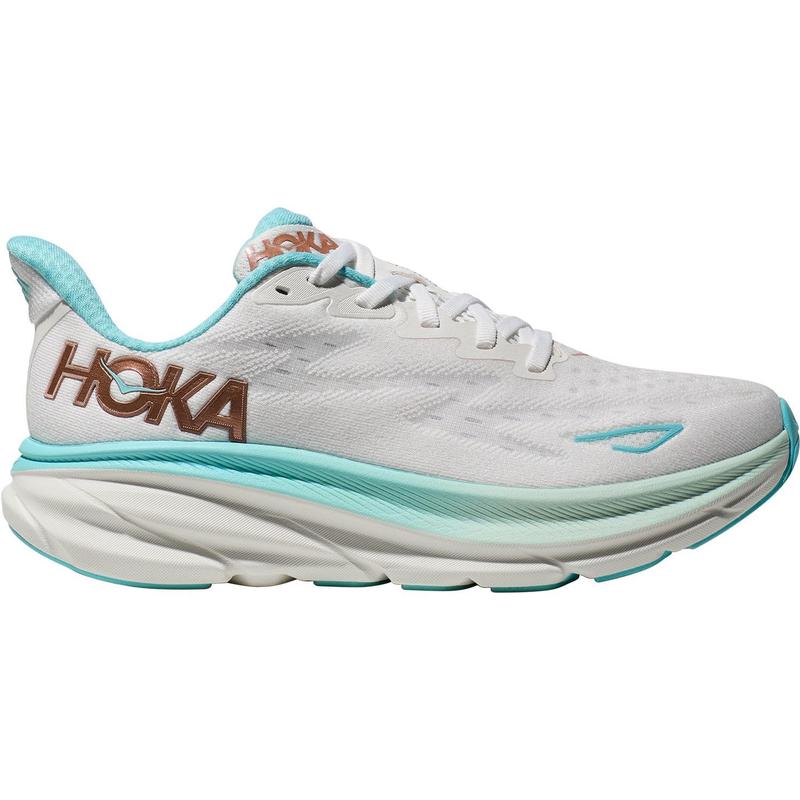 Hoka OneOne女士轻盈缓震跑步鞋舒适透气设计适合日常跑步 FROST/ROSE_GOLD 42