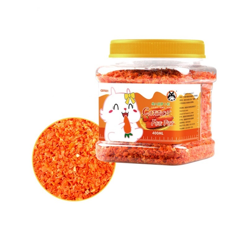 宠物零食胡萝卜粒400ml仓鼠兔子龙猫豚鼠粮食饲料食物用品 默认颜色 默认尺寸