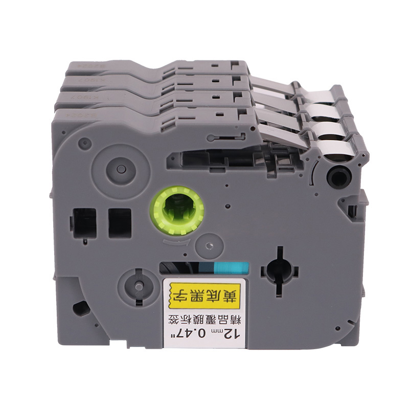 映美佳标签机色带12mm黄底黑字TZe-631(4支装) 适用兄弟brother不干胶标签纸PT-D210 450高清大图