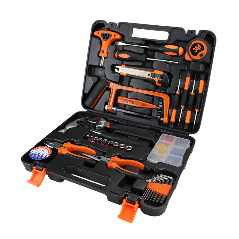 深蕨snjue五金工具箱套装手动维修维保工具组套0041套