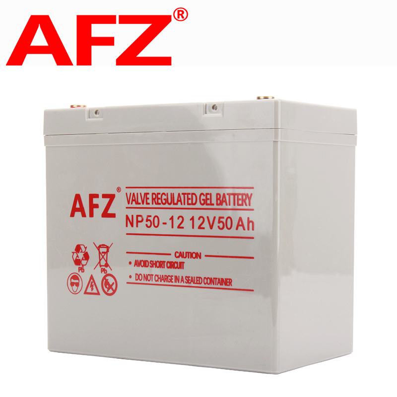 AFZ胶体蓄电池12V50AH消防通信直流屏UPS应急照明EPS电瓶NP50-12高清大图