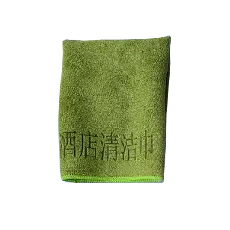 炯毅 多用途清洁抹布擦玻璃搞卫生印字抹布 酒店物业清洁加厚抹布 清洁抹布 40cm*38cm 条高清大图