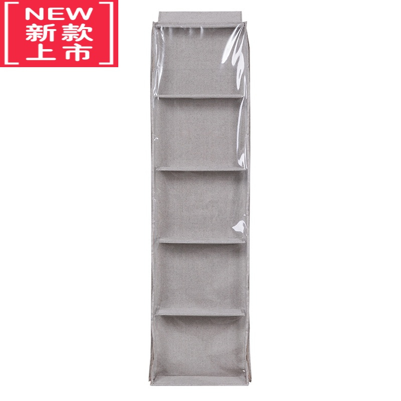 可莉允门后全封闭毛绒玩具棉花布娃娃布偶墙挂柜侧收纳器公仔防尘挂袋