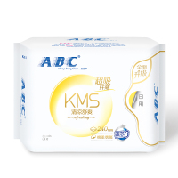 [领劵第二件半价]ABC 卫生巾 24片3包 纤薄棉柔 透气表层 有 护翼 姨妈巾 套装(日用+夜用)