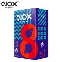 诺丝NOX 避孕套 情趣8合一24只 颗粒螺纹超薄润滑狼牙套 男女用安全套套 成人计生用品
