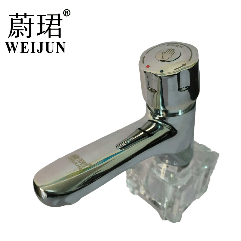 蔚珺动集车延时冷热水阀龙头通用型个