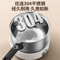 [工厂直发]爱仕达奶锅 304不锈钢儿童泡面锅婴儿辅食锅18cm复底煮粥小汤锅 电磁炉燃气通用 NS18B1WG