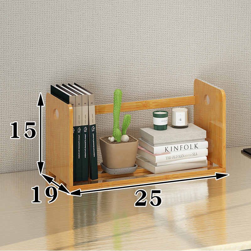 书架置物架桌面书架办公桌收纳架整理架宿舍书桌桌上置物架实木桌面