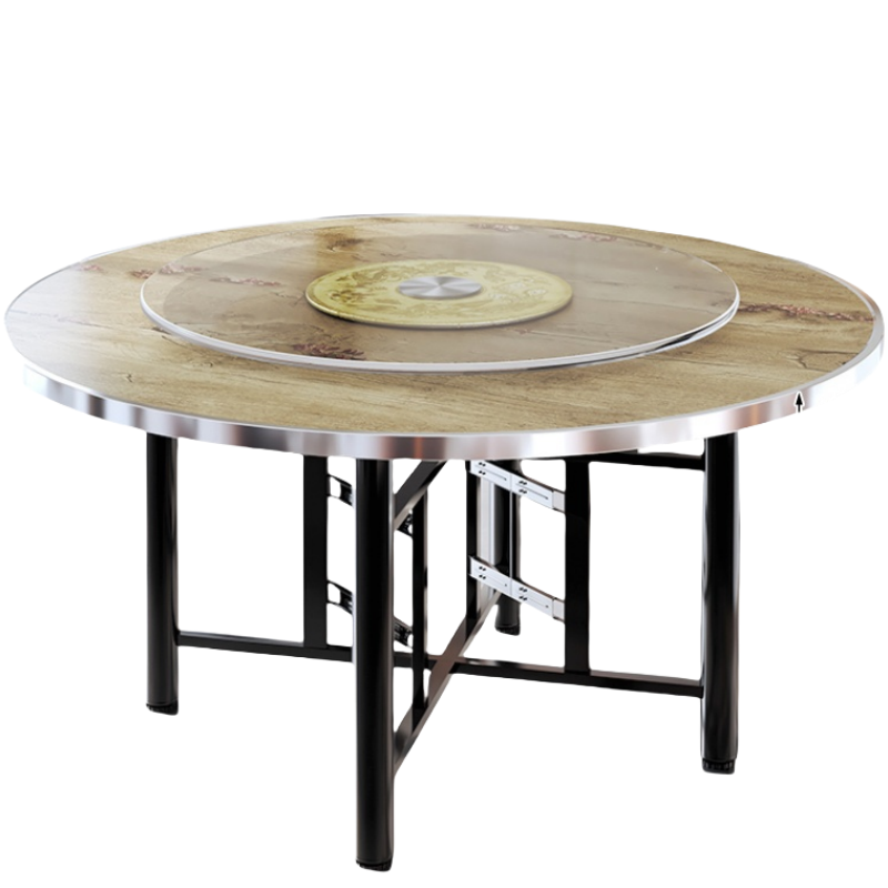 依韵珂带转盘餐桌180*75cm张高清大图