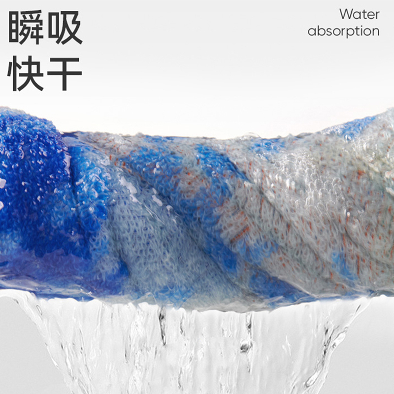 洁玉 大师系列-可以裱起来当壁画的毛巾-双条装毛巾礼盒 初日之境*2高清大图