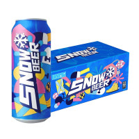 雪花啤酒 SNOW BEER 500ml*18听 整箱装