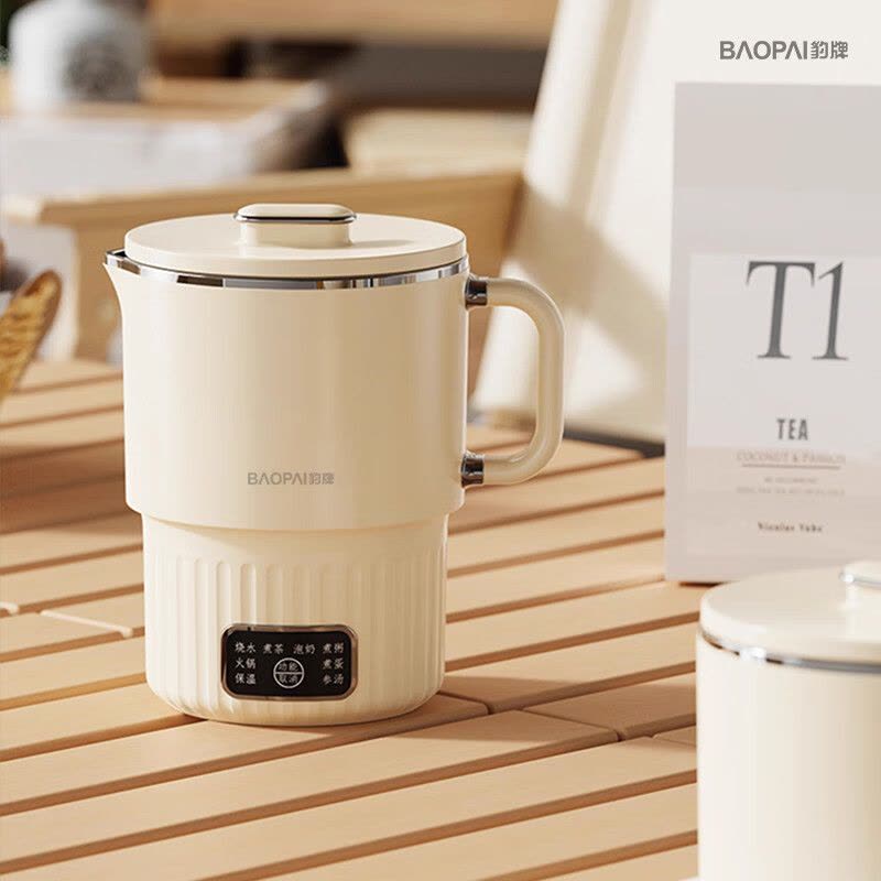 豹牌 BP-4028电热水壶 0.8L 轻巧便携 烧水泡奶煮粥煮蛋火锅泡面图片