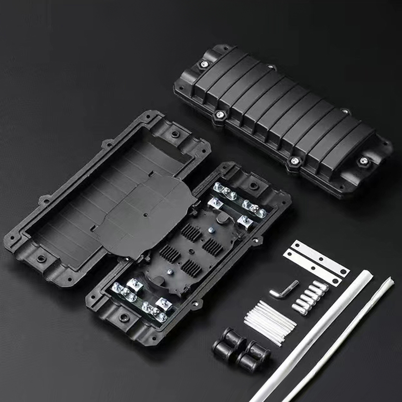 澳狒 光缆接头盒2进2出卧式光纤接续包D型熔纤熔接盒 熔接包室外架空防水地埋 光缆接续盒12芯高清大图