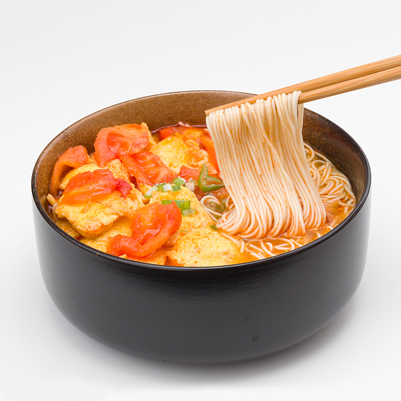绿卡番茄蛋汤面(手工面) 非油炸 泡面 汤面 方便速食面 整箱装12杯