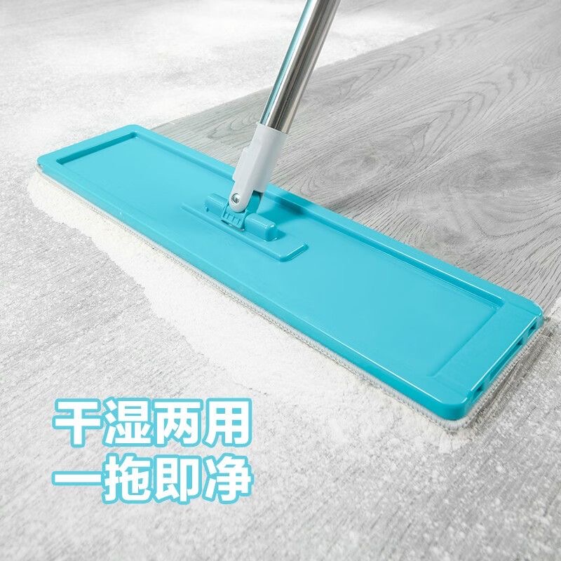 茶花CHAHUA不锈钢厨房拖把国产高效清洁去污神器设计人性化省力不弯腰