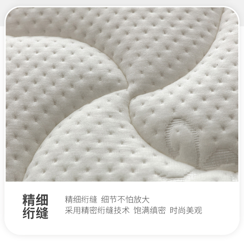 尔迈 3D椰棕20CM床垫 邦尼尔弹簧床垫 席梦思床垫 极光白1200*1900白