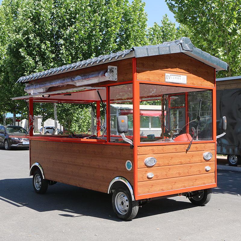 小吃车古达多功能餐车路边摊早餐摆摊设备夜市手推车炸串冰粉电动四轮