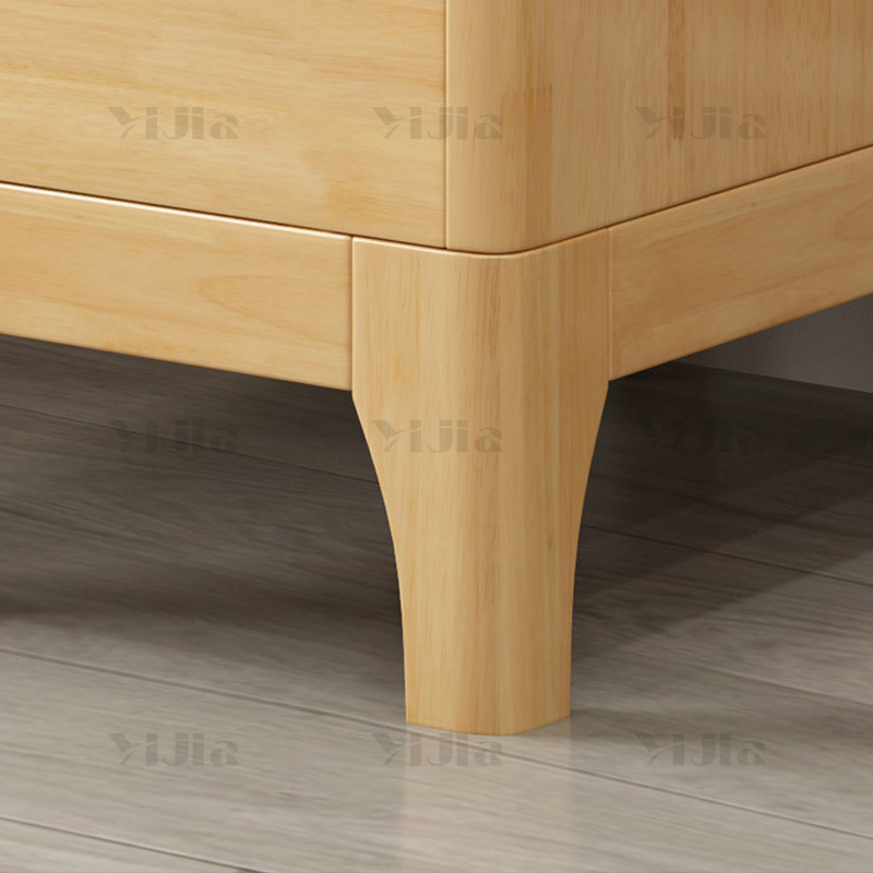 翌嘉 床头柜原木色床边收纳储物柜350*410*500mm