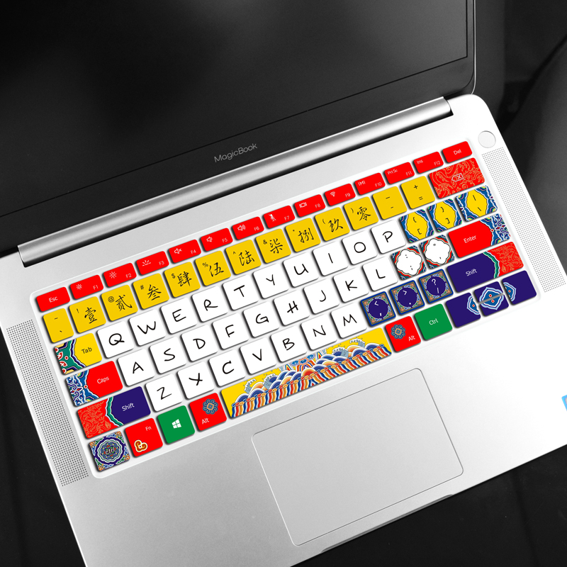6荣耀magicbook15笔记本mate13|硅胶手感好-故宫绘【拍下留言型号】