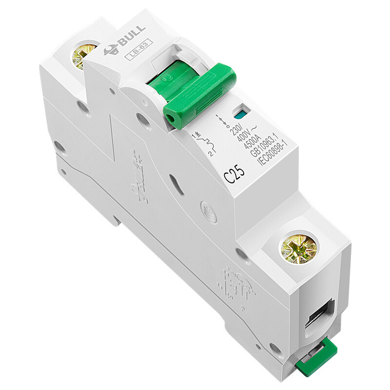 公牛(bull) 空气开关 1p小型断路器 1p单极25a 家用电源空开 lb-63c25