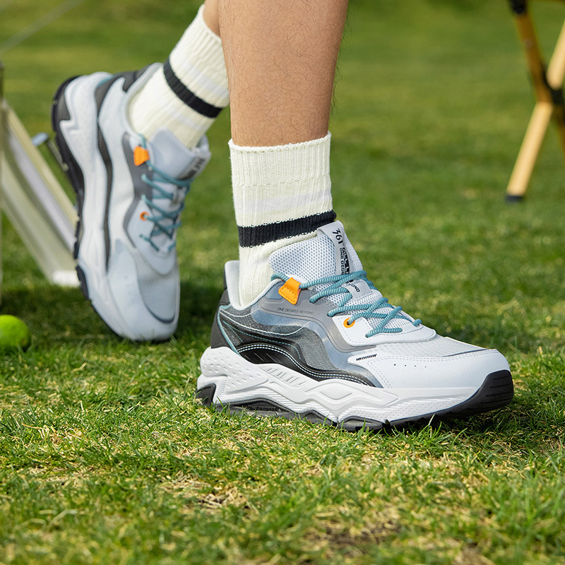 岩悟se丨361男鞋运动鞋新款网面透气鞋子休闲鞋厚底老爹鞋男