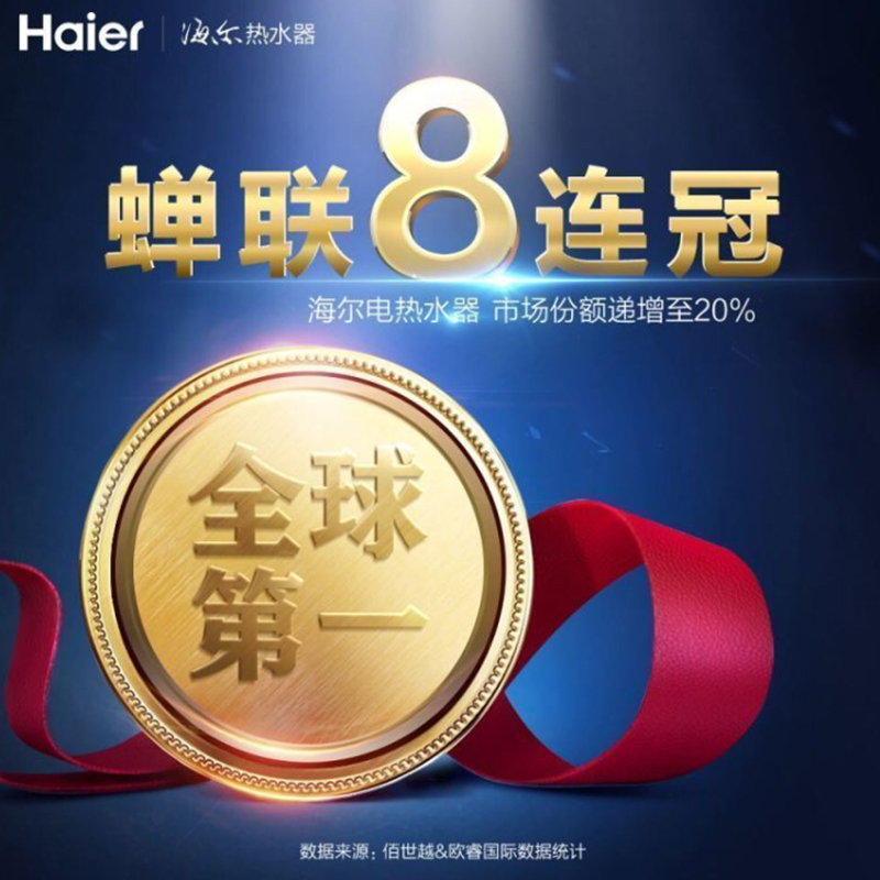 海尔(haier)50L电热水器2000W智能操控速热EC5001-PA3