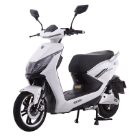 新日电动车 高端智能电动摩托车 K3 踏板电瓶车 48V24A锂电池双人豪华城市运动款