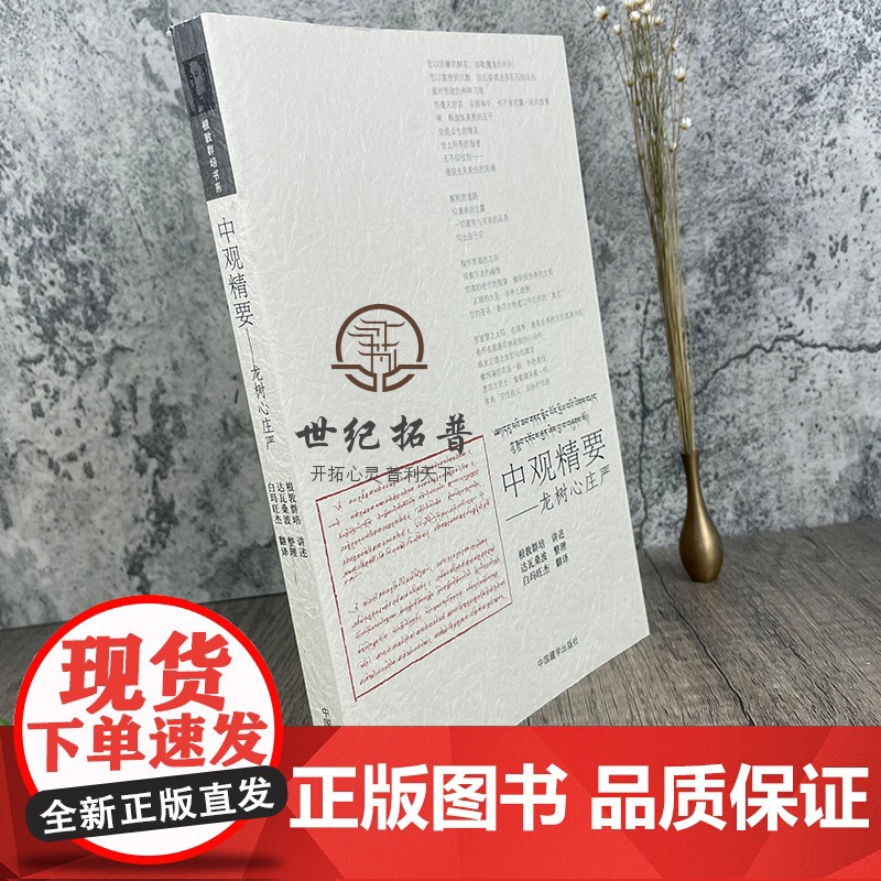 正版 中观精要 龙树心庄严(汉藏双语)根敦群培/讲述 达瓦桑波/整理 白玛旺杰/翻译 中国藏学出版社高清大图