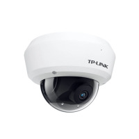 TP-LINK DC供电 3D降噪/内置拾音/背光补偿400万防暴半球有线网络摄像机 TL-IPC443M